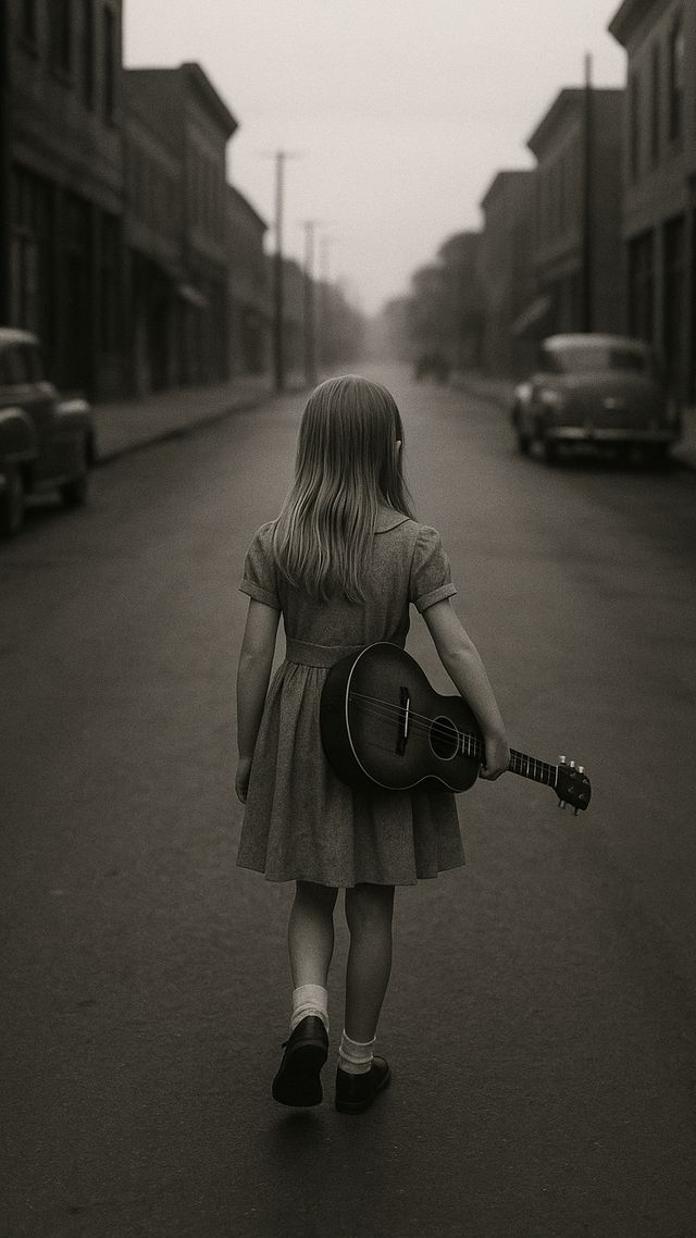 Reconstruction of Dolly Parton in 1953: Mandolin, two strings