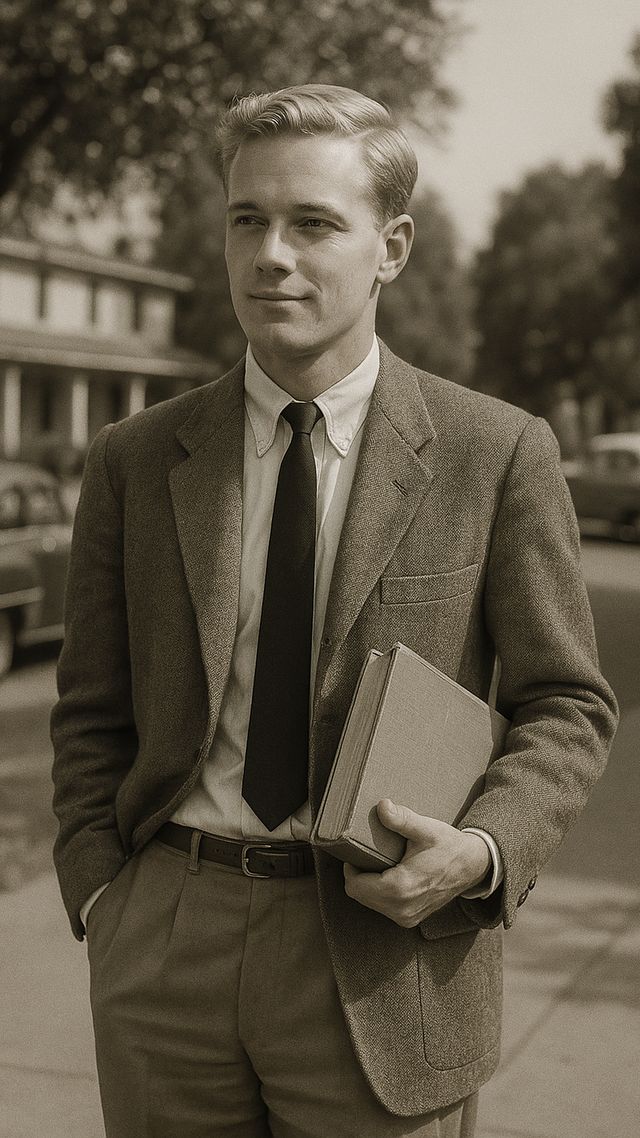 Reconstruction of Kris Kristofferson in 1958: Rhodes Scholar, 1958