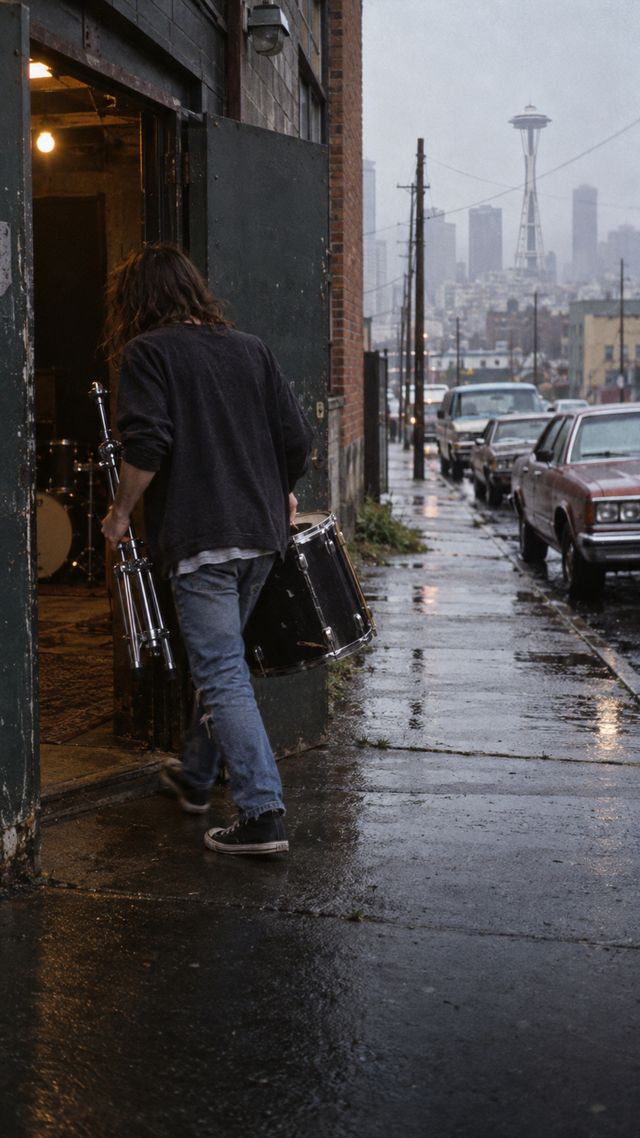 Reconstruction of Dave Grohl in 1990: Auditions for Nirvana, Seattle