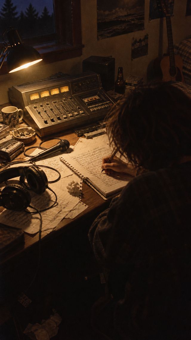 Reconstruction of Eddie Vedder in 1990: Three songs written overnight