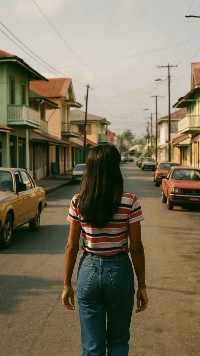 Reconstruction of Nicki Minaj in 1980s: Eleven cousins, one house