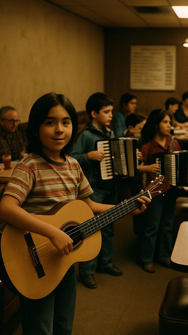 Reconstruction of Selena in 1980: Singing at family restaurant