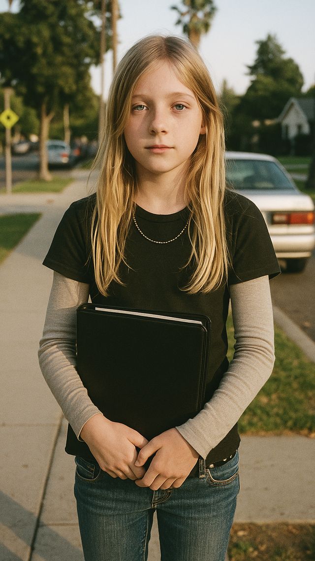 Reconstruction of Billie Eilish in around 2009: Children's chorus, age eight