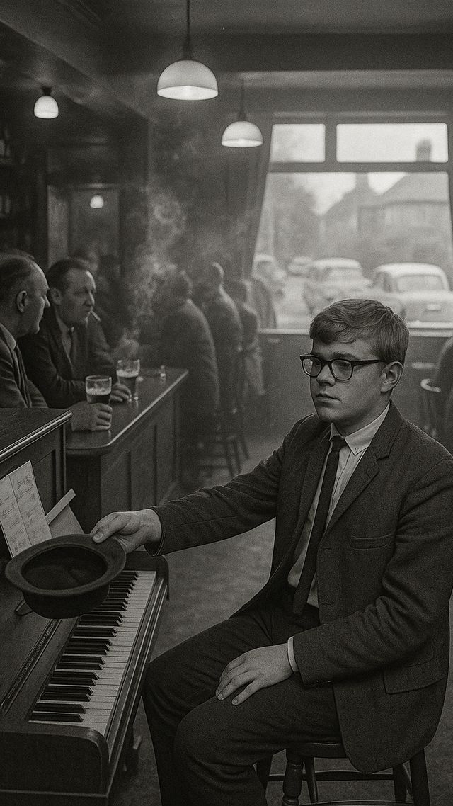 Reconstruction of Elton John in 1967: Rejected, handed lyrics