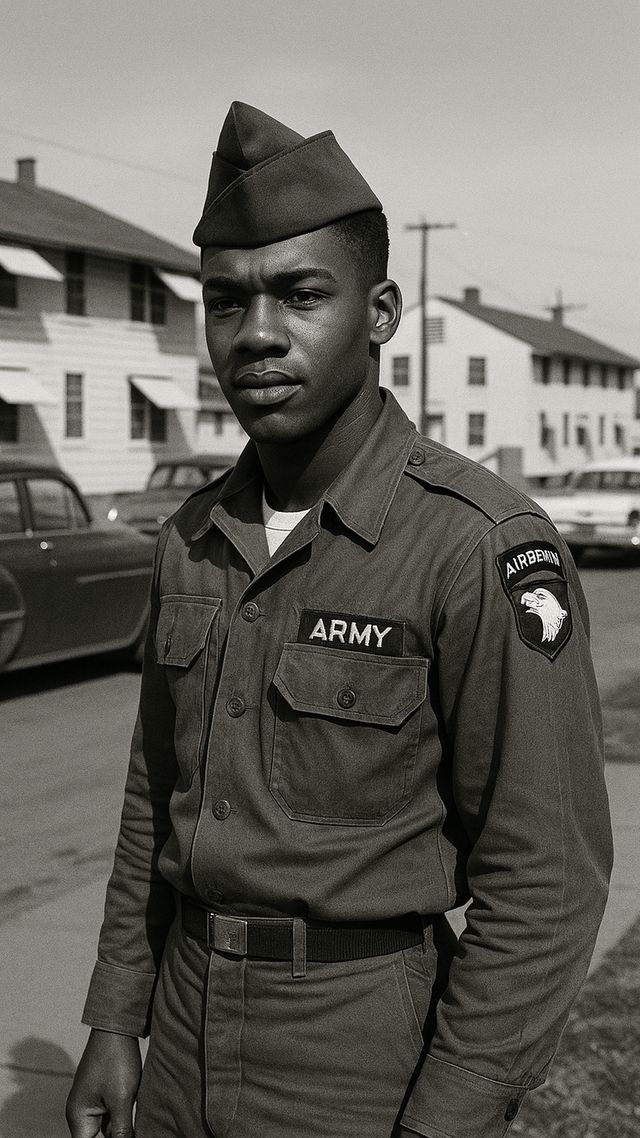 Reconstruction of Jimi Hendrix in 1961: Army, 1961