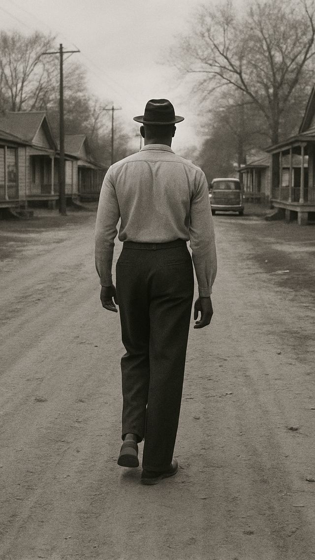 Reconstruction of Otis Redding in 1944: Macon public housing
