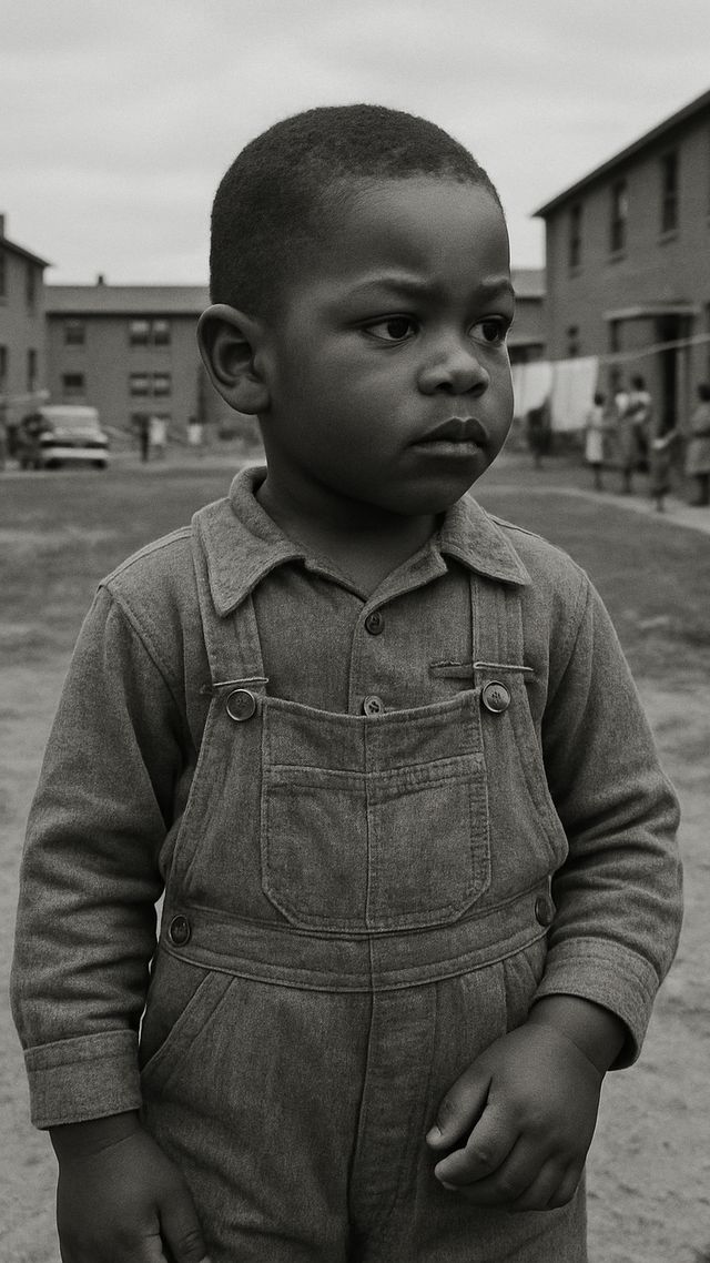 Reconstruction of Otis Redding in 1956: Left school at fifteen